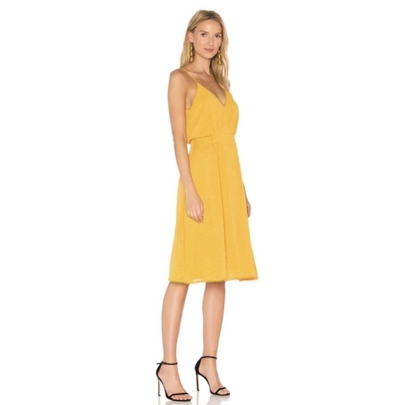 HOUSE OF HARLOW 1960 X REVOLVE Ines Dress Mustard XL - Picture 3 of 10